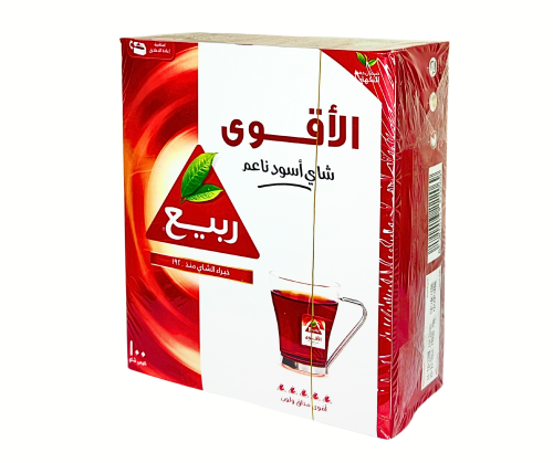 شاي ربيع الأقوى - شاي ناعم 100 كيس