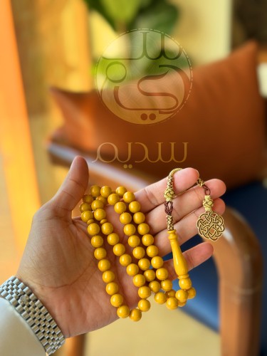 سبحة B8 بكلايت حجر بلجيكي مع طربزونه تركية فضة