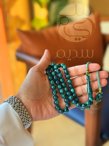 سبحة C12 بكلايت حجر بلجيكي مع تعليقه قماش