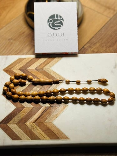 سبحة 96 خشب شجرة الزيتون عدد الخرز 39 مقاس الخرز 1...