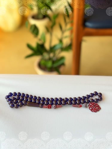 سبحة B26 بكلايت حجر بلجيكي مع طربزونه تركية فضة