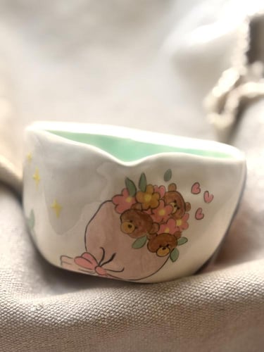 وعاء ماتشا - I love matcha