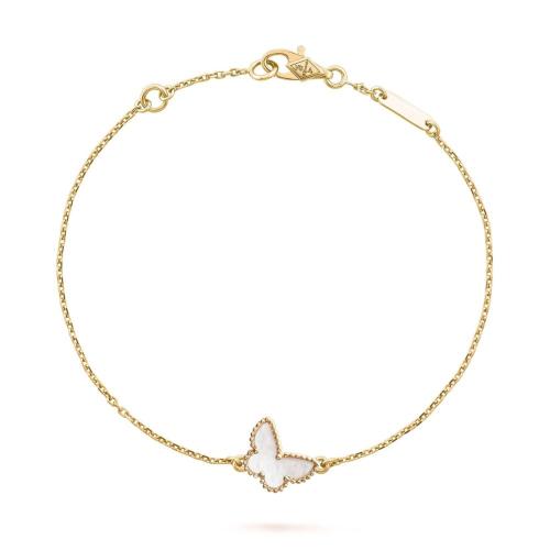 سوارة فانكليف الفراشه ميني حجر صدف