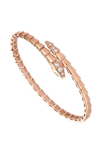 اسوارة بولغاري سيربنتي Serpenti Viper هاف دايموند