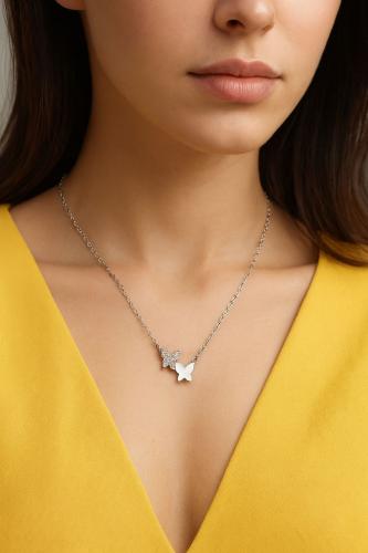 Benovo - Necklace Made Of 925 Sterling Silver With...