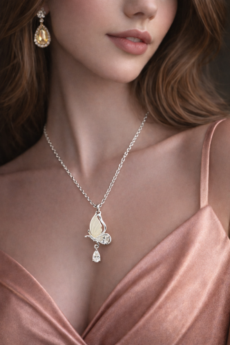 Benovo - Necklace Made Of 925 Sterling Silver With...