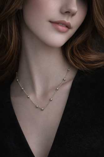 Benovo - Necklace Made Of 925 Sterling Silver With...