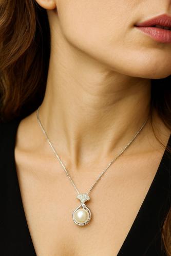 Benovo - Necklace Made Of 925 Sterling Silver With...