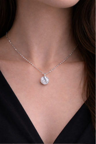 Benovo - Sedrah Necklace Made Of 925 Sterling Silver With Dimonds High Quality