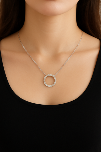 Benovo - Necklace Made Of 925 Sterling Silver With...