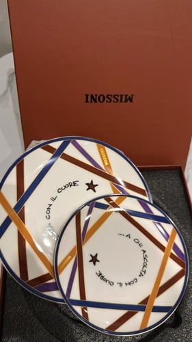 صحن تقديم ميسوني مقاس ٢٦ و ٢١ العدد ٢ ماستر كواليت...