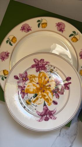 صحن تقديم ملوّن سواروفسكي العدد ٢ ماستر كواليتي