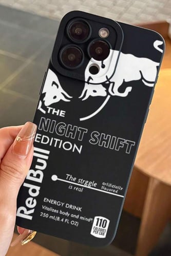 غلاف ايفون بطباعة الريدبول