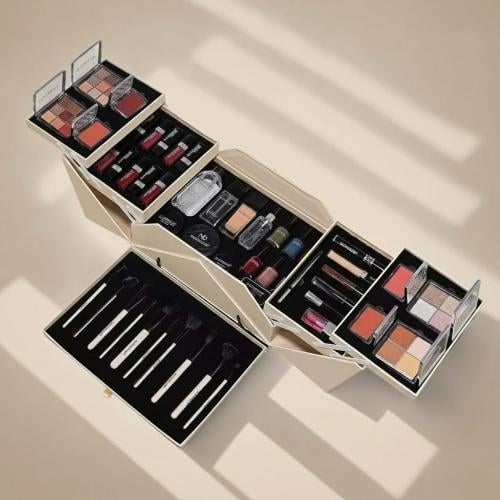 طقم مكياج البيج الكبير 49قطهة– كل مستلزمات المكياج...