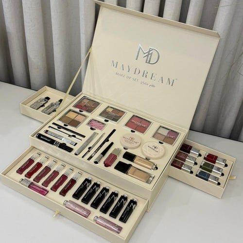 بوكس مكياج 43 قطعة كل أدوات التجميل في بوكس واحد