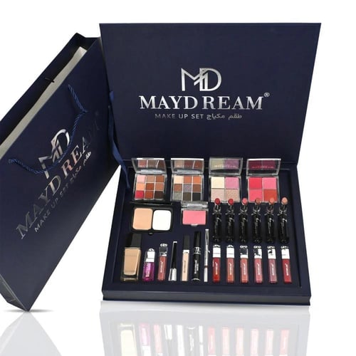 طقم مكياج MAYDREAM فاخر مكون من 24 قطعة