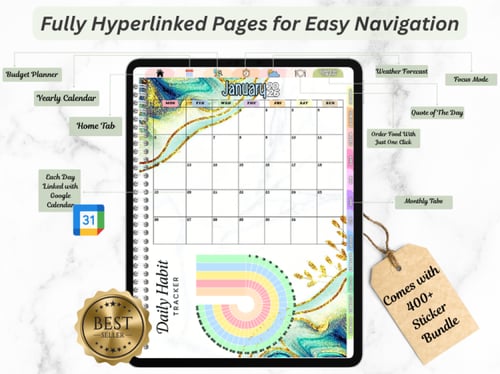 Digital Planner 2026 - English Version