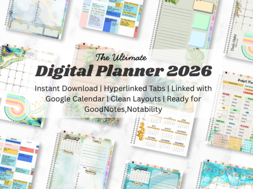 Digital Planner 2026 - English Version