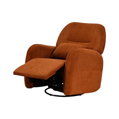 كرسي استرخاء فخم هزاز دوار قماشي مودرن هافان