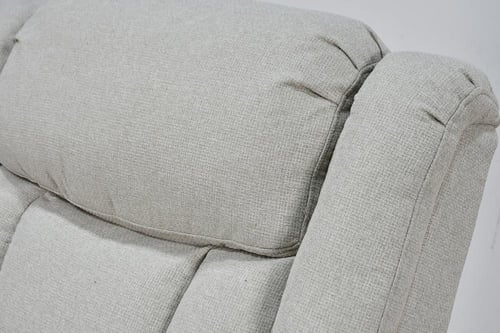 كرسي استرخاء فاخر هزاز دوار بتصميم مودرن بيج