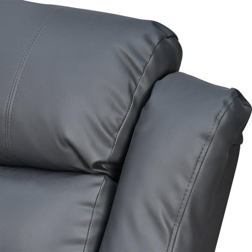 كرسي استرخاء فخم هزاز دوار بتصميم عصري جلد