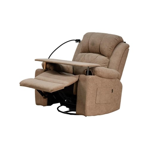 كرسي استرخاء مودرن هزار دوار بحامل جوال مع طاولة ك...