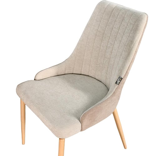 طاولة طعام رخام بأرجل معدنية 10 كراسي بيج