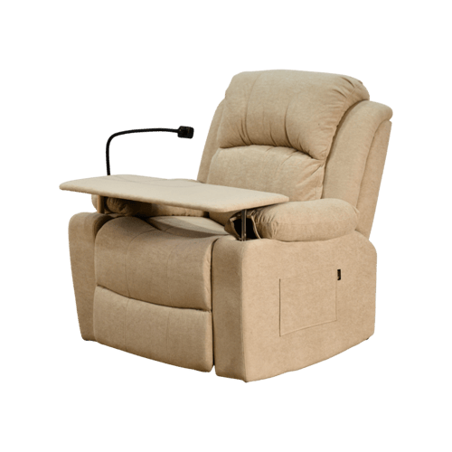 كرسي استرخاء مودرن هزار دوار بحامل جوال مع طاولة ب...