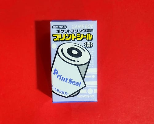 Official Game Boy Pocket Printer Paper Roll- White