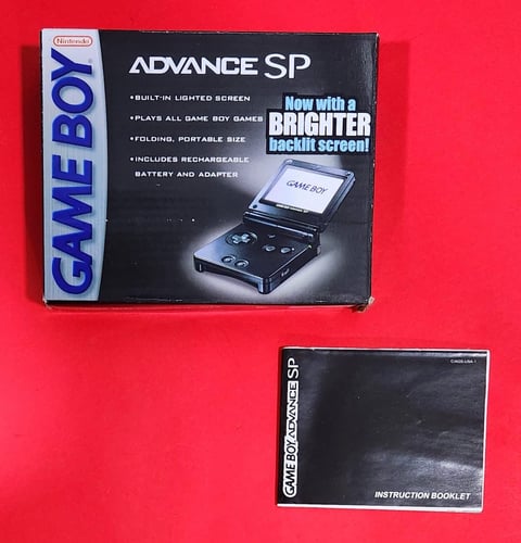 Game Boy Advance SP Empty Box-Black
