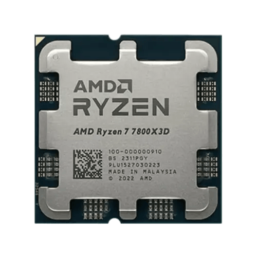 معالج رايزن AMD Ryzen 7 7800X3D - Ryzen 7 7000 Series Zen 4 8-Core 4.2 GHz - Socket AM5 120W - AMD Radeon Graphics Desktop Process...