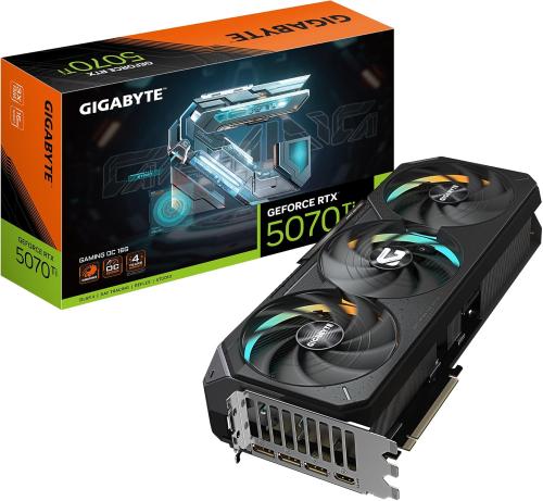 كرت شاشة GIGABYTE GeForce RTX 5070 Ti Gaming OC 16...