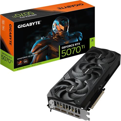 كرت شاشة RTX 5070 Ti 16GB GIGABYTE WindForce GeFor...