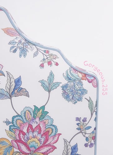 رأس سرير بنقشة الحديقة المائية