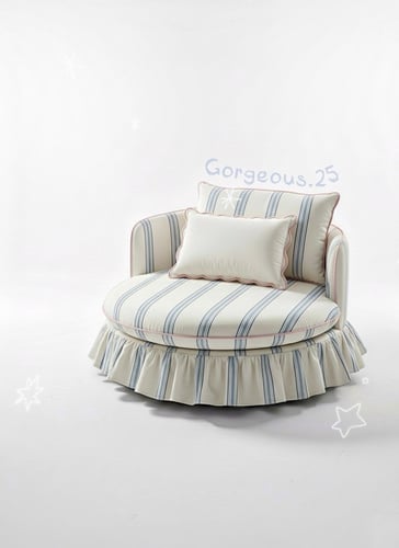 أريكة مدار - مخطط سماوي بارد ،اوف وايت