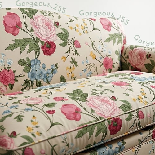 أريكة أزهار الريف الانجليزي