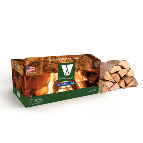 حطب شجرة الجوز الأمريكي | 10 كجم - طول 40 سم