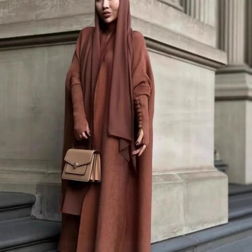 سترة نسائية فضفاضة – تصميم كاجوال محتشم للشرق الأو...