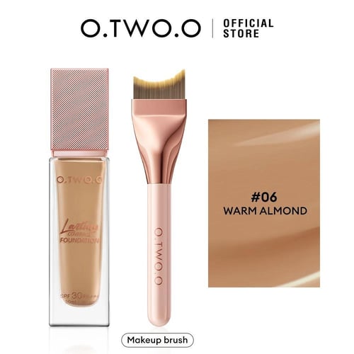 كريم أساس O.TWO.O طويل الأمد مع فرشاة