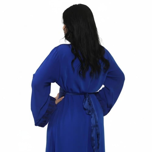 قفطان ازرق سادة