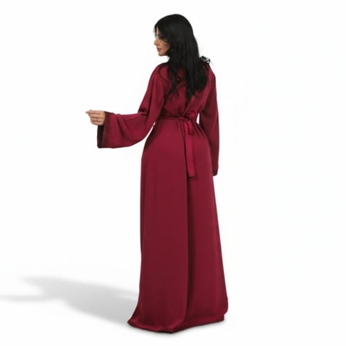 قفطان برجندي سادة