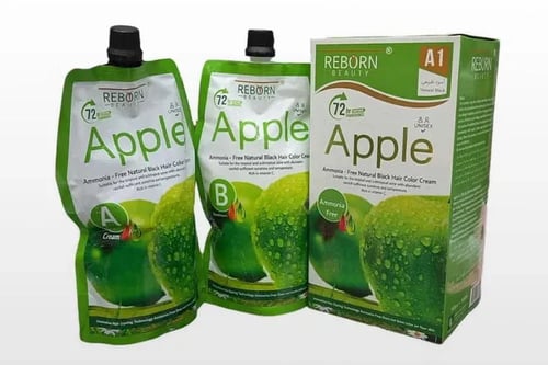 Reborn hair dye cream free of ammonia, 500 ml + 50...