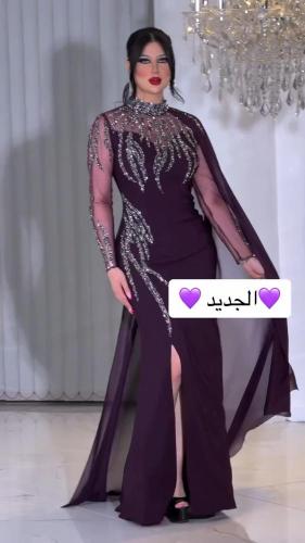 فستان سهره انيق مطرز يدوي