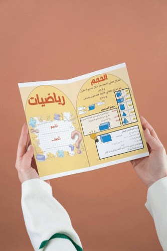 المحيط والمساحه والحجم خامس رياضيات الترم الثالث