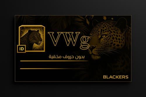اسم (VWg) بدون أحرف مخفيه