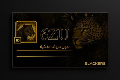اسم (6ZU) بدون أحرف مخفيه