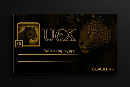 اسم (U6X) بدون أحرف مخفيه