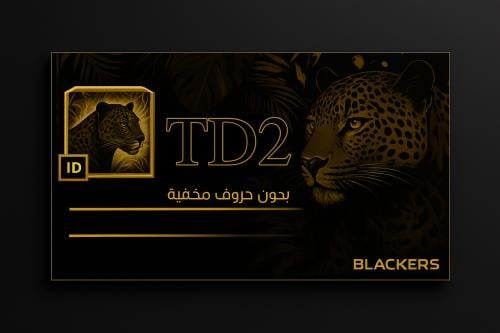 اسم (TD2) بدون أحرف مخفيه
