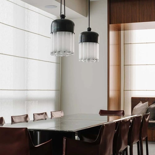 إنارة متدليه أسطوانات زجاجية