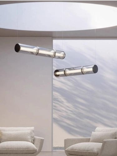 إنارة زجاجية عصرية